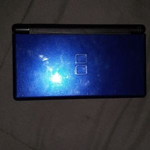 Nintendo DS, blue and black